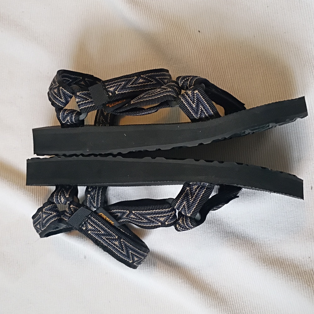 Teva Kids Black and Gray Kids Sandals - Picture 4 of 7